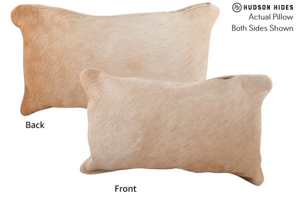 Beige Cowhide Pillow #72663