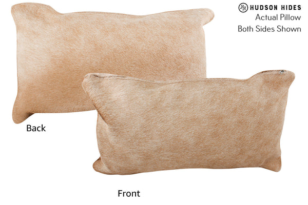 Beige Cowhide Pillow #72674