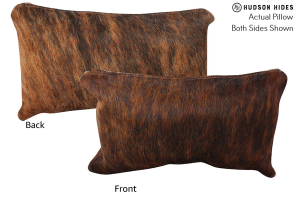 Dark Brindle Cowhide Pillow #72778