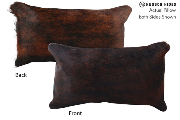 Dark Brindle Cowhide Pillow #73034