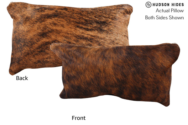 Dark Brindle Cowhide Pillow #73040