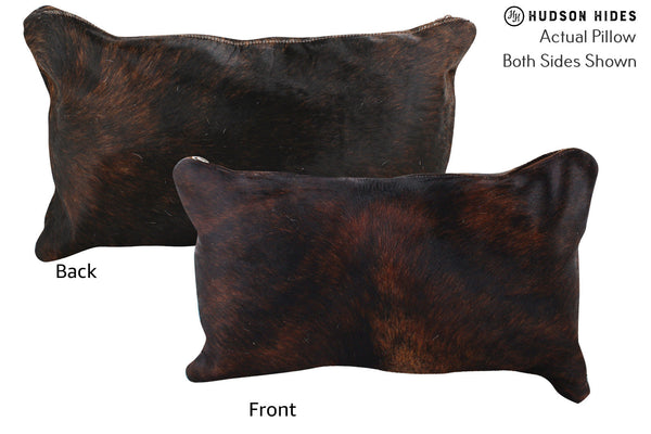 Dark Brindle Cowhide Pillow #73059