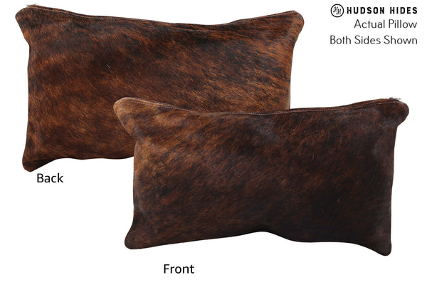 Dark Brindle Cowhide Pillow #73070
