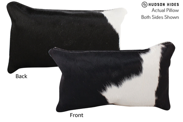 Black and White Cowhide Pillow #73091