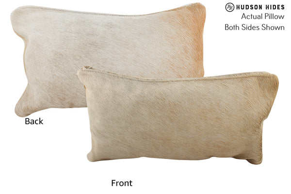 Champagne Cowhide Pillow #73324