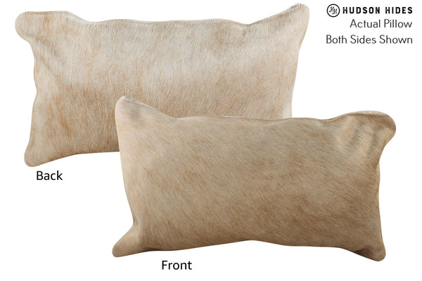 Beige Cowhide Pillow #73409