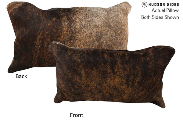 Dark Brindle Cowhide Pillow #73410