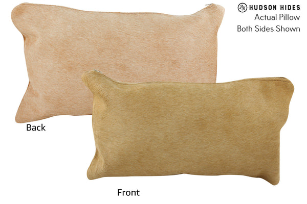 Beige Cowhide Pillow #73473