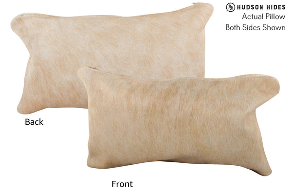 Beige Cowhide Pillow #73489