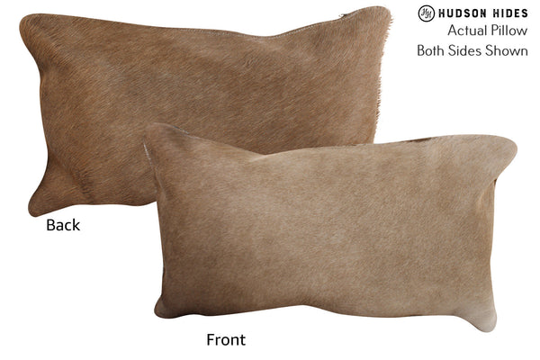 Taupe Cowhide Pillow #73528