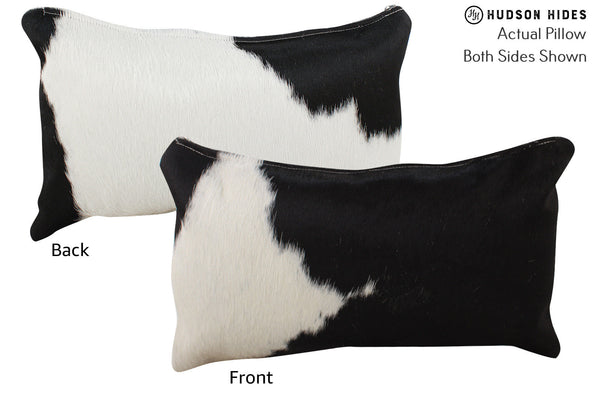 Black and White Cowhide Pillow #73729
