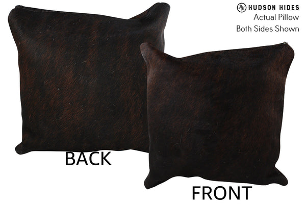Dark Brindle Cowhide Pillow #73903