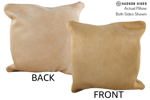 Beige Cowhide Pillow #74057