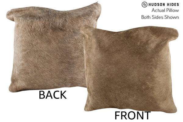 Taupe Cowhide Pillow #74096