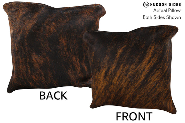 Dark Brindle Cowhide Pillow #74105