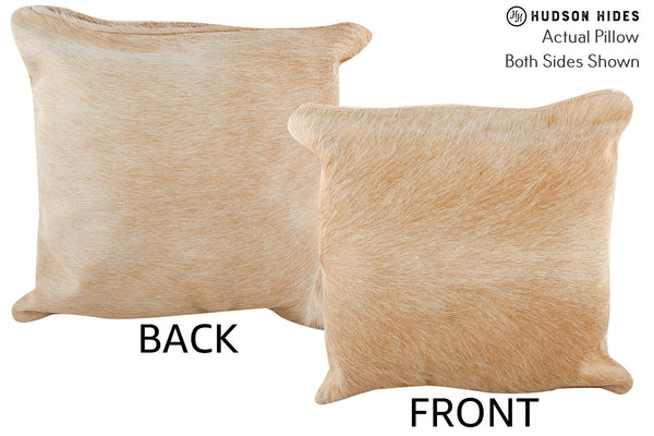 Beige Cowhide Pillow #74203