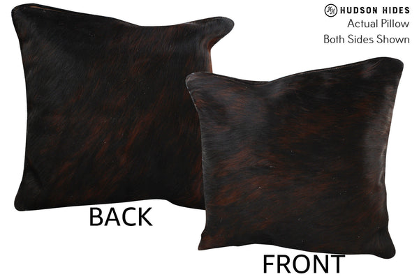 Dark Brindle Cowhide Pillow #74238