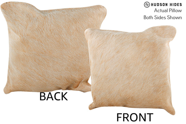 Beige Cowhide Pillow #74468