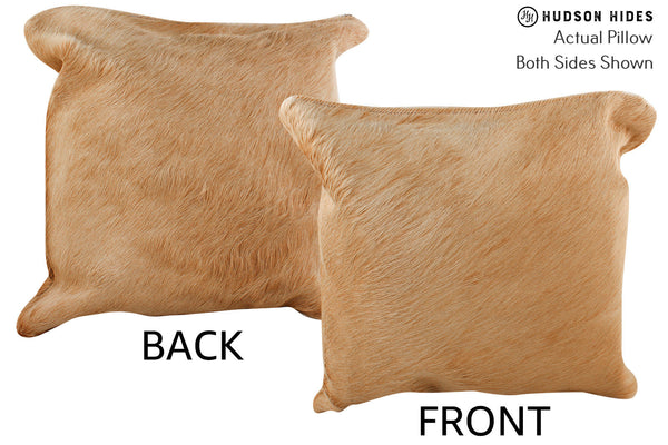 Beige Cowhide Pillow #74514