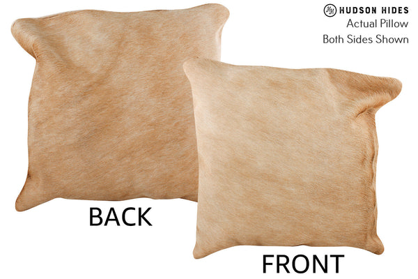 Beige Cowhide Pillow #74553