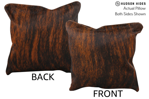 Dark Brindle Cowhide Pillow #74592