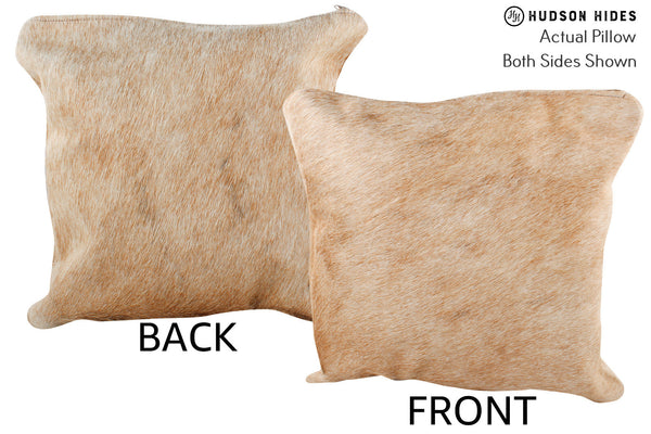 Beige Cowhide Pillow #74878