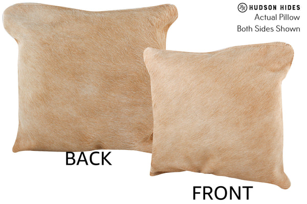 Beige Cowhide Pillow #74887