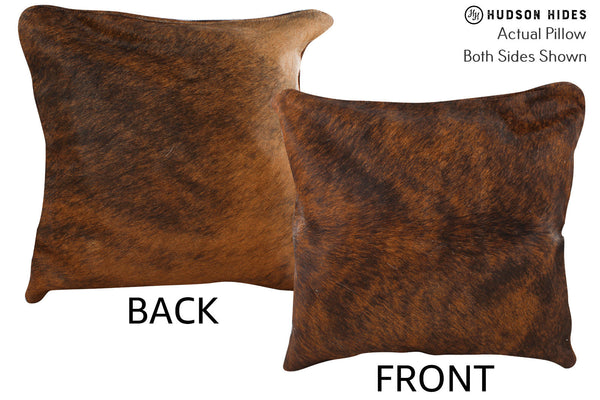 Dark Brindle Cowhide Pillow #74889