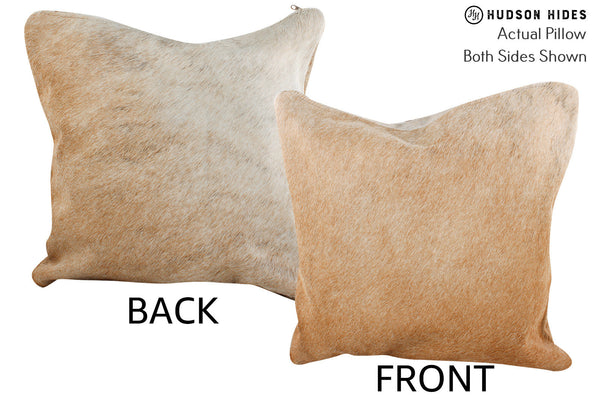 Beige Cowhide Pillow #74932