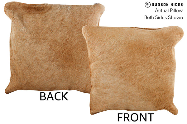 Beige Cowhide Pillow #74974