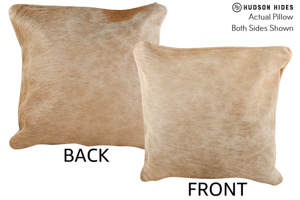Beige Cowhide Pillow #74995