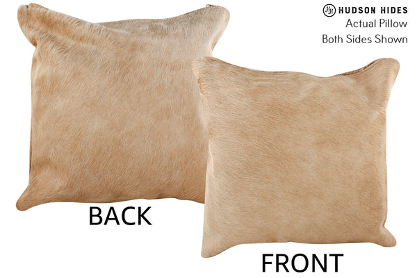 Beige Cowhide Pillow #75076