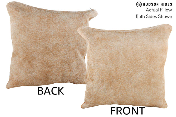Beige Cowhide Pillow #75083