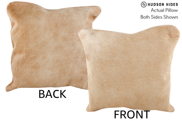 Beige Cowhide Pillow #75135