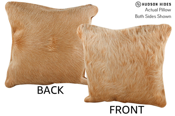 Beige Cowhide Pillow #75157