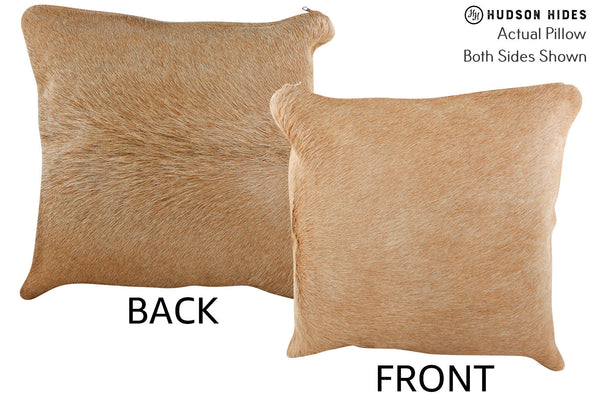Beige Cowhide Pillow #75182