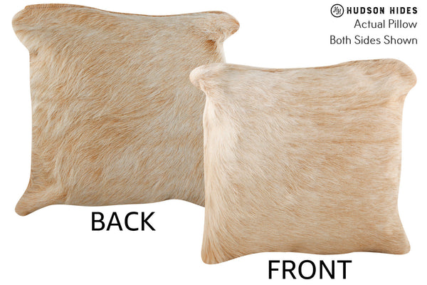 Beige Cowhide Pillow #75196