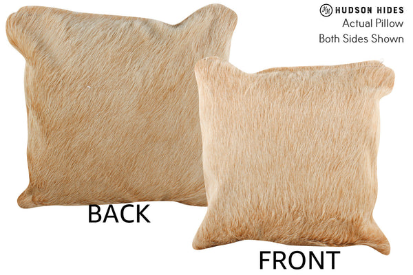 Beige Cowhide Pillow #75283