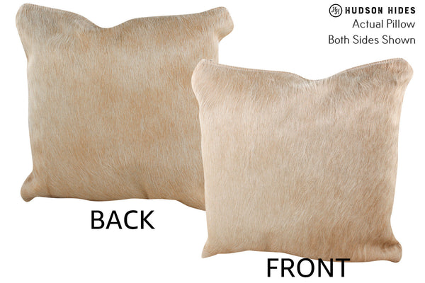 Beige Cowhide Pillow #75304