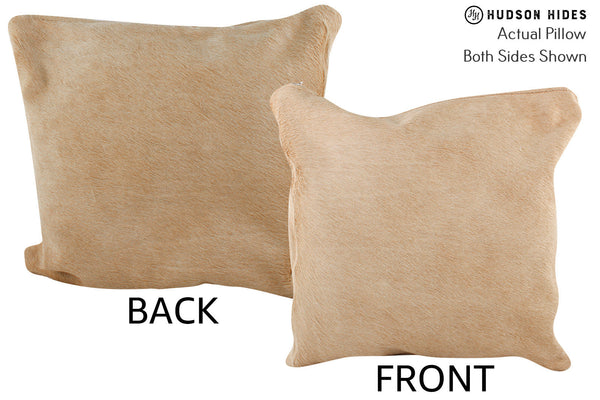 Beige Cowhide Pillow #75335