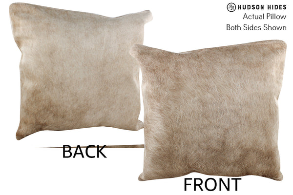 Taupe Cowhide Pillow #75456