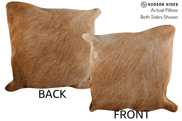Beige Cowhide Pillow #75514