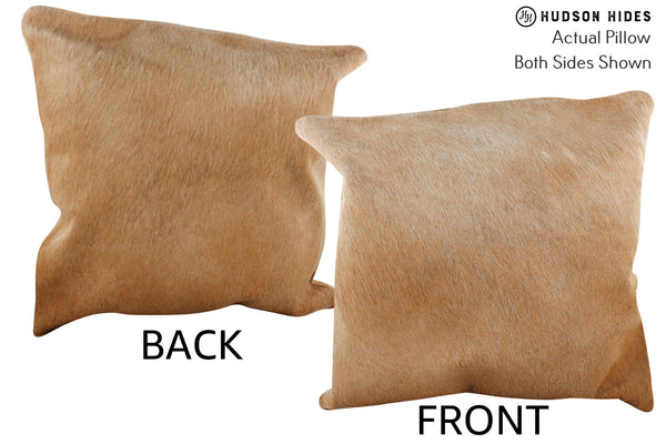 Beige Cowhide Pillow #75519