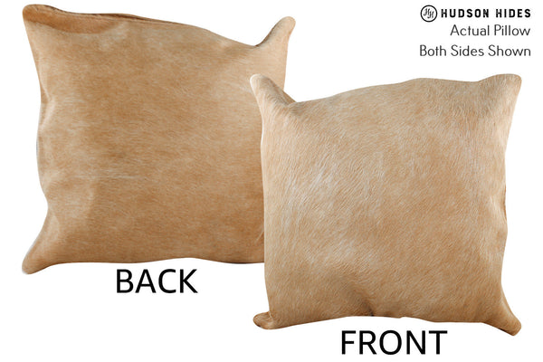 Beige Cowhide Pillow #75531