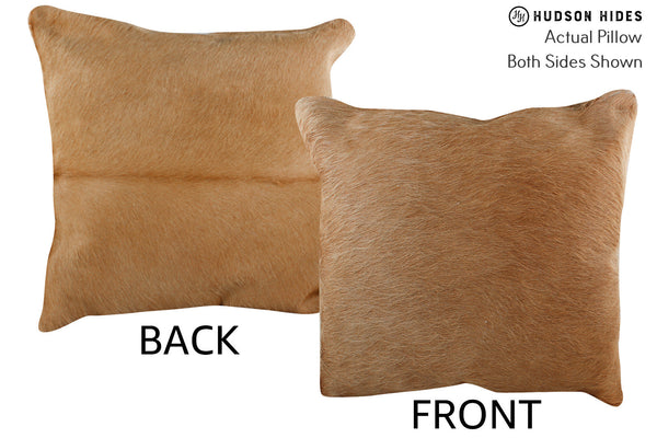 Beige Cowhide Pillow #75541