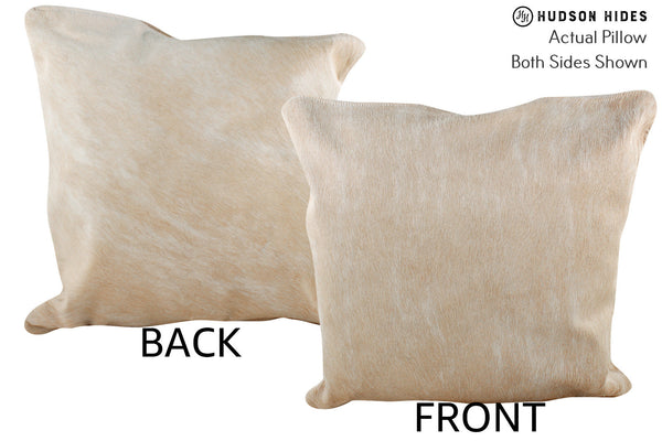 Beige Cowhide Pillow #75616