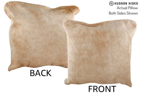 Beige Cowhide Pillow #75627