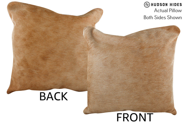 Beige Cowhide Pillow #75631