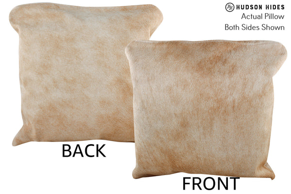 Beige Cowhide Pillow #75642