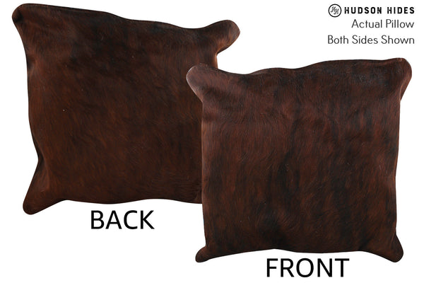 Dark Brindle Cowhide Pillow #75687